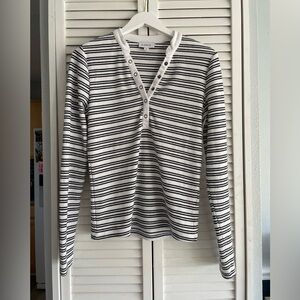 EVEREVE | Milo Striped Snap Henley